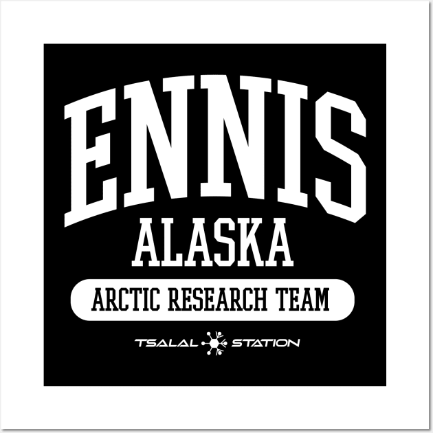 Ennis Alaska Arctic Research Team Wall Art by MindsparkCreative